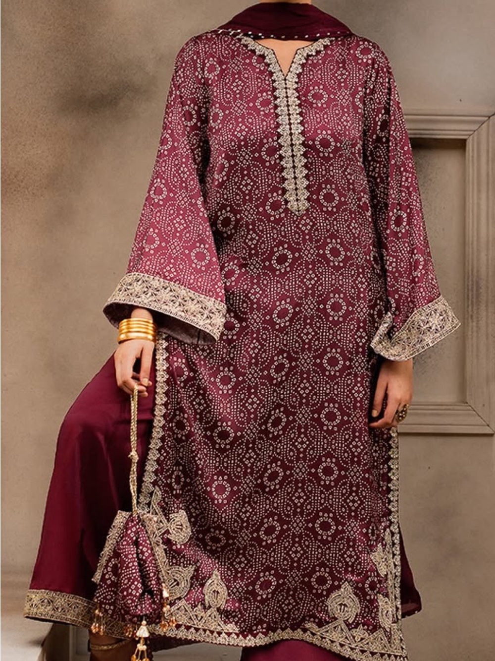 Pakistani and Indian desi outfit